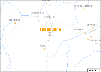 map of Tres Aguas