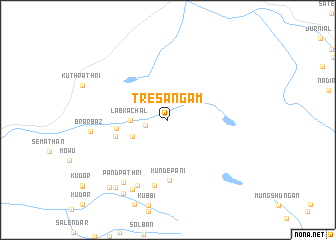 map of Tresangam