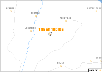 map of Três Arroios