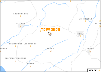 map of Tresauro