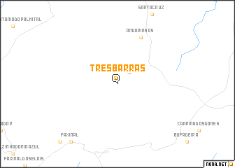 map of Três Barras