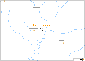 map of Três Barras