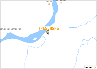 map of Três Casas