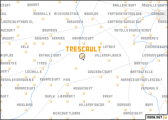 map of Trescault