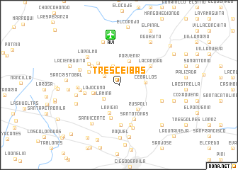 map of Tres Ceibas