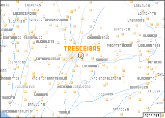 map of Tres Ceibas