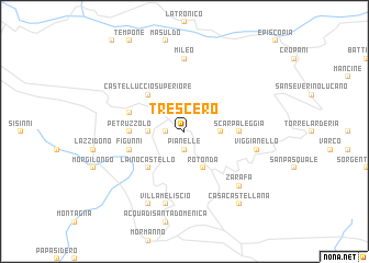 map of Trescero