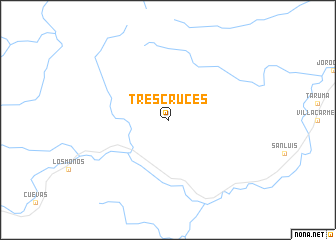 map of Tres Cruces