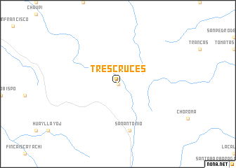 map of Tres Cruces