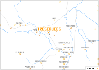 map of Tres Cruces