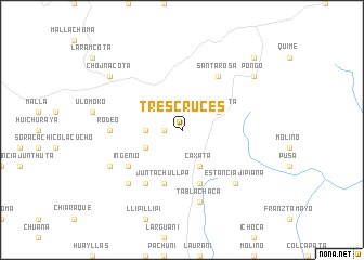 map of Tres Cruces