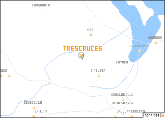 map of Tres Cruces