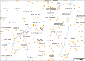 map of Tres Cruces