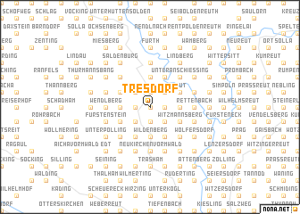 map of Tresdorf