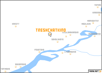 map of Treshchatkino