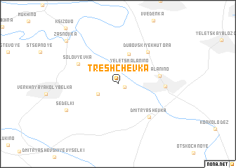 map of Treshchëvka