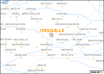 map of Tresigallo