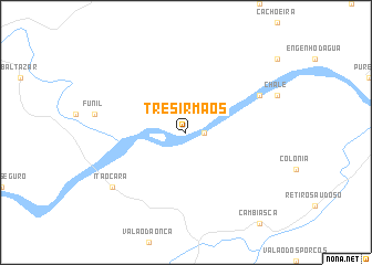 map of Três Irmãos