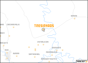 map of Três Irmãos