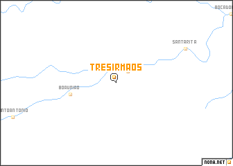 map of Três Irmãos