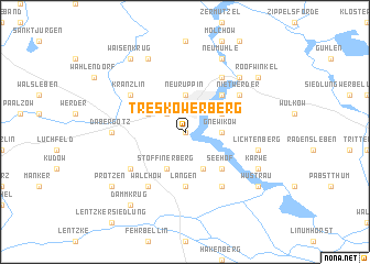 map of Treskowerberg