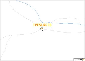 map of Tres Lagos