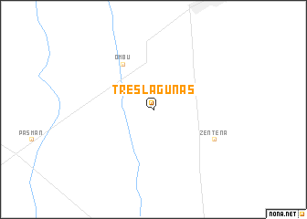 map of Tres Lagunas