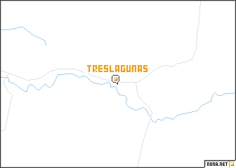 map of Tres Lagunas