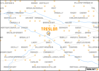 map of Treslon