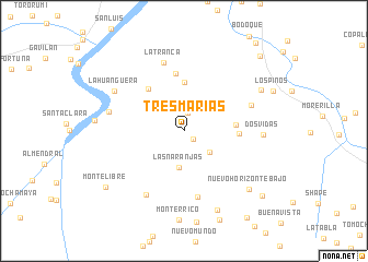 map of Tres Marías