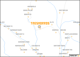 map of Três Morros