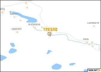 map of Tresno