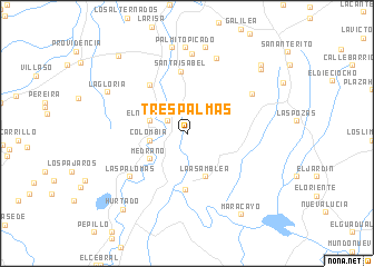 map of Tres Palmas