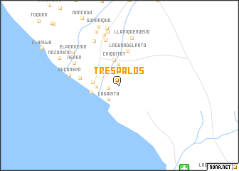 map of Tres Palos