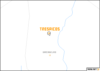 map of Tres Picos