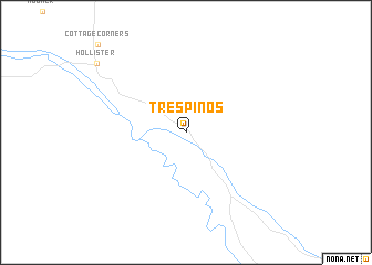 map of Tres Pinos