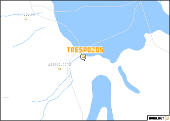 map of Tres Pozos