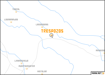 map of Tres Pozos