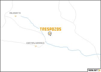 map of Tres Pozos