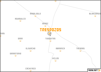 map of Tres Pozos