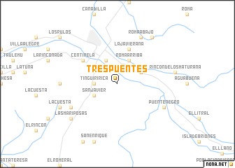 map of Tres Puentes