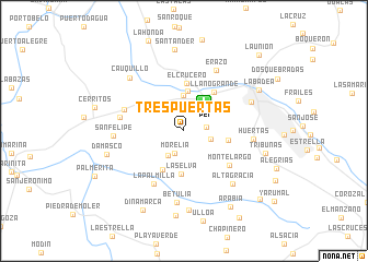 map of Tres Puertas