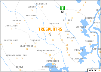 map of Tres Puntas