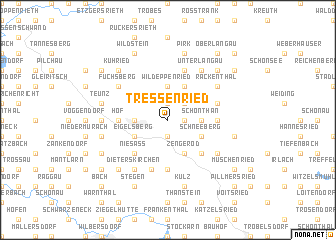 map of Tressenried