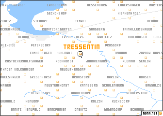 map of Tressentin