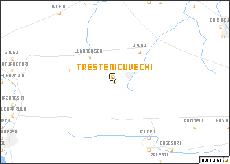 map of Trestenicu Vechi
