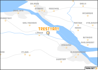 map of Trest\