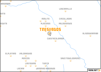 map of Tres Vados