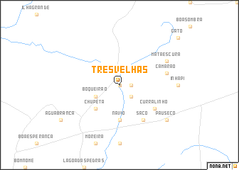 map of Três Velhas