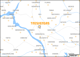 map of Três Vendas